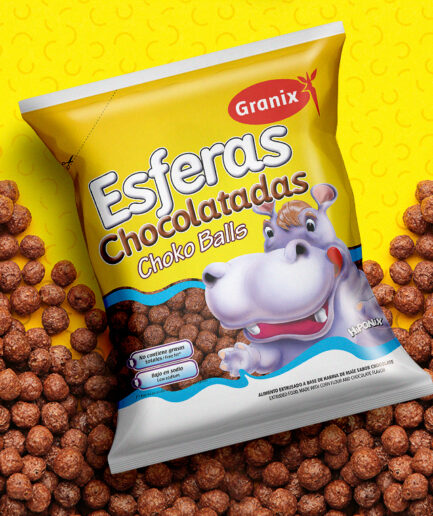 Esferas achocolatadas